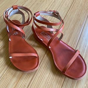 KORS Michael Kors Strappy Orange Sandal